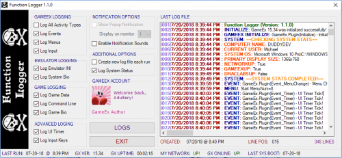 More information about "Function Logger (GameEx Edition)"