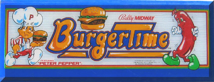 BurgerTime Arcade Game (August 1982)