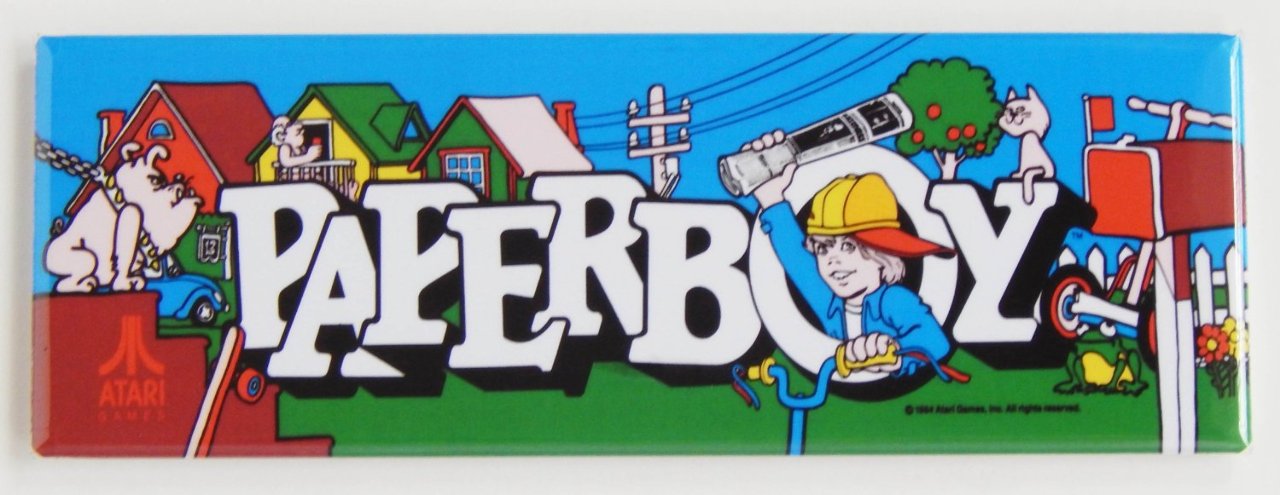 Paperboy Arcade Game (April 1984)