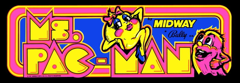 Ms. Pac-Man Arcade Game (1982)