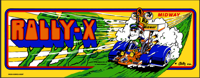 Rally-X Arcade Game (Jan 1981)