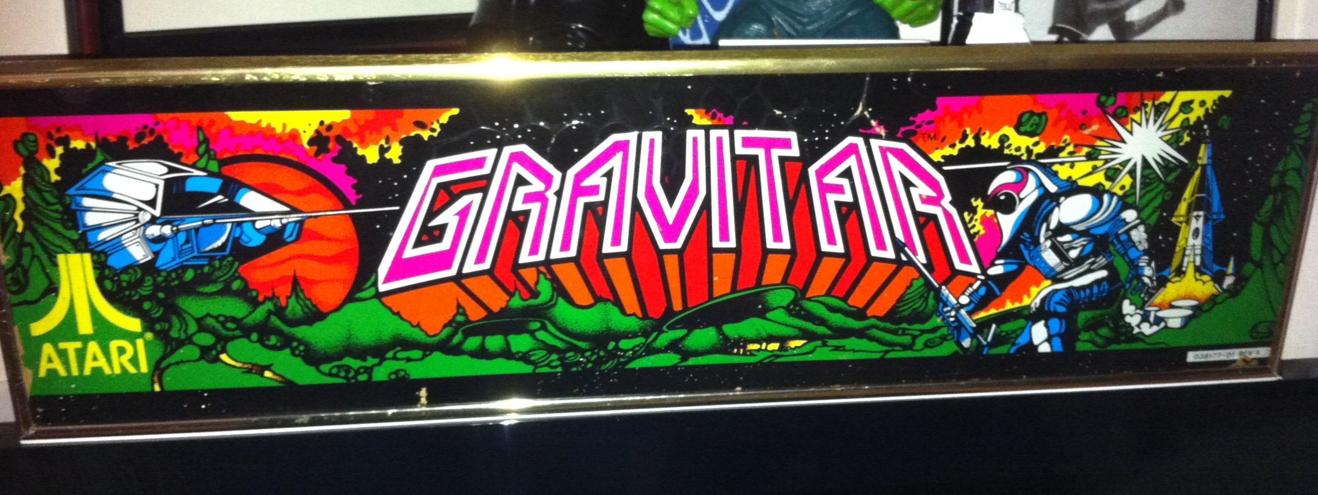 Gravitar Arcade Game (1982)