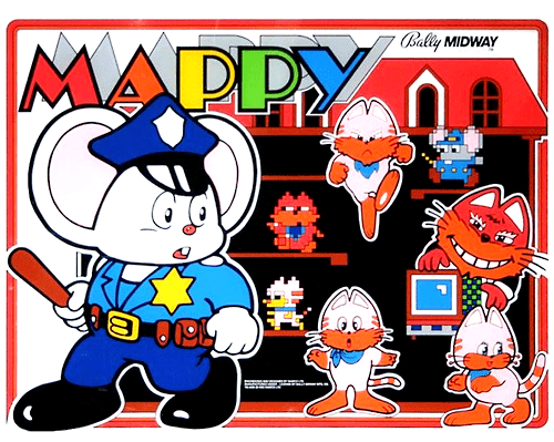 Mappy Arcade Game (March 1983)
