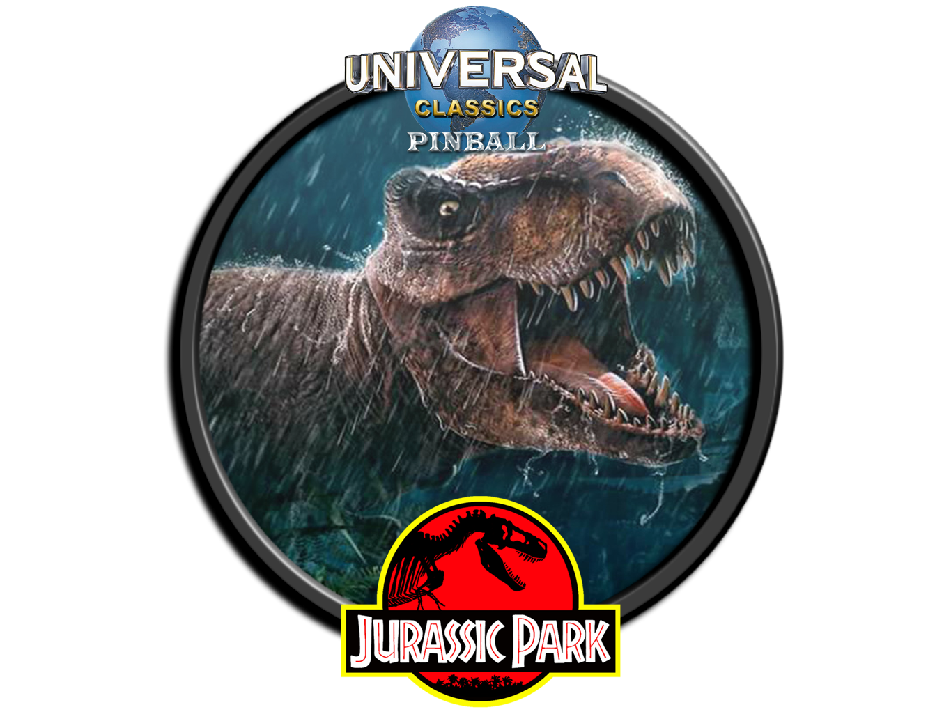 BackGlass Pinball FX3 Jurassic Parck - PinballX Media ...