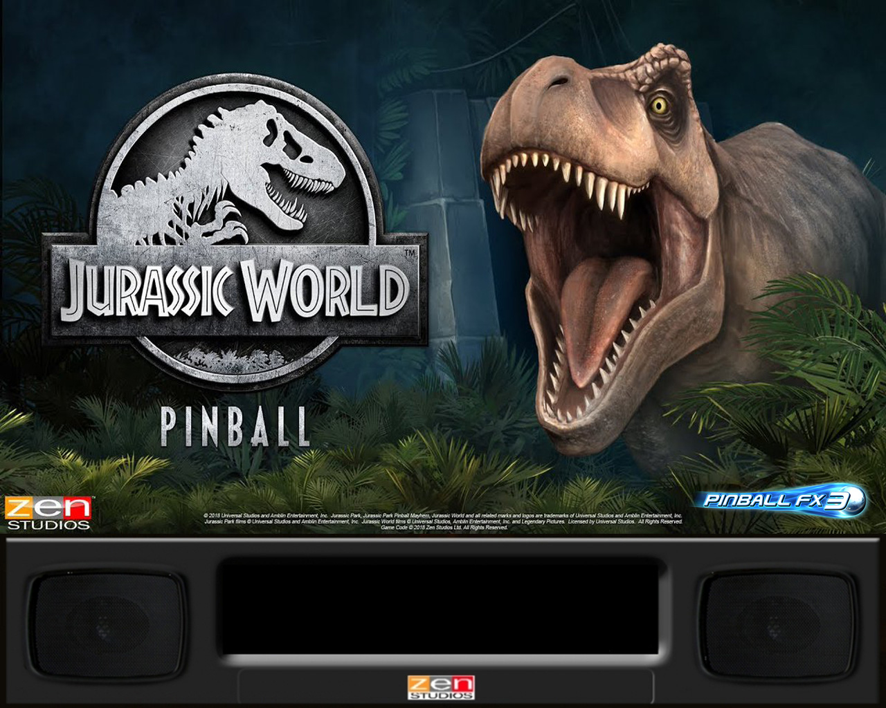 Backglass Pinball Fx3 Jurassic Parck Pinballx Media Projects Spesoft Forums